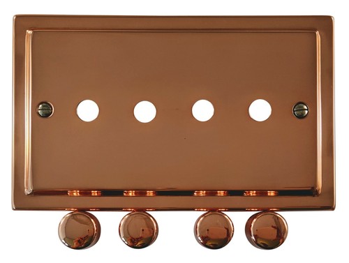 Enchufes TBCW de cobre brillante G&H Trimline, interruptores de luz, atenuadores, palanca - Imagen 44 de 46