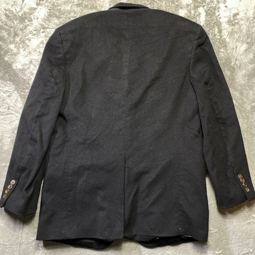 Grant Thomas Lord & Taylor 100% Kaschmir Sport Mantel Blazer Herren 40 R Schwarz - Bild 10 von 11