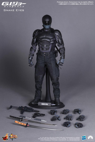 Hot Toys MMS192 G.I. Joe Retaliation Snake Eyes Militar Ninja Figura Nuevo Raro - Imagen 5 de 8