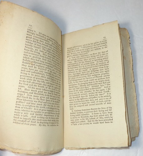 1805 Nathaniel Emmons Discourse Deacon Peter Whiting Kezia Pond Franklin MA - Imagen 4 de 4