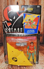 BATMAN THE ANIMATED SERIES ROBIN with Turbo Glider & Drop Missiles Toy RESEALED