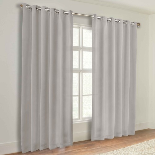Solid 70" Wide Machine Washable Room Darkening Blackout Curtains, Set of 2 - Picture 47 of 288