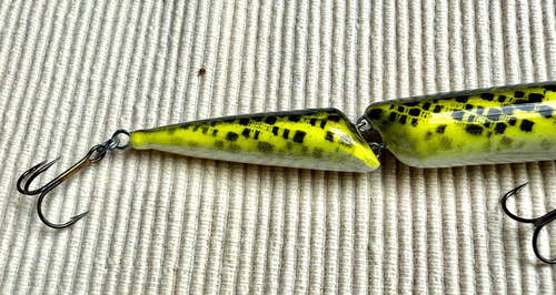 Handgefertigter Wobbler 2 tlg. Original Peter Biedron ca. 16 cm !!! - Bild 7 von 9