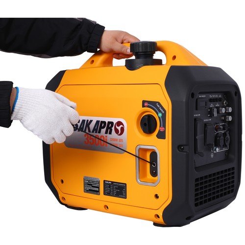 3500W Portable Inverter Generator Gas Powered with CO SENSOR Outdoor Camping RV - Picture 7 of 14