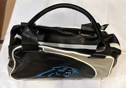 Sale! NFL Carolina Panthers Perfect Bowler Bag Purse Hand Bag WH - Picture 2 of 4