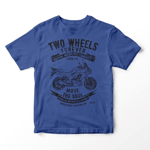 T-shirt JL Soul Illustration for a Kawasaki Versys 1000 2019 ventilatore moto - Foto 8 di 23
