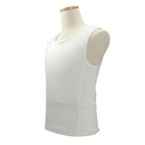 Ultra Thin Concealed T shirt Body Armor Vest Bulletproof made with Kevlar IIIA - Picture 8 of 30