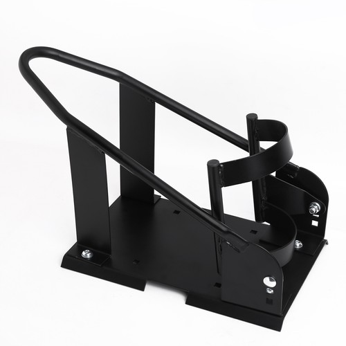 Fit Honda Yamaha Cruiser Motorcycle Stand Wheel Chock Pit Trailer Stop Sportbike - Imagen 2 de 5