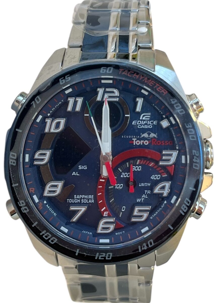 Casio Watch Edifice Scuderia Toro Rosso 2019 New Ecb-900tr