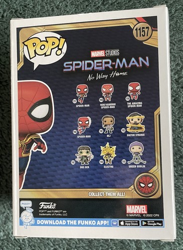 Funko Pop! Marvel: Spider-Man (No Way Home) #1157 ¡con EcoTEK POP! Protector 🙂️ - Imagen 6 de 10