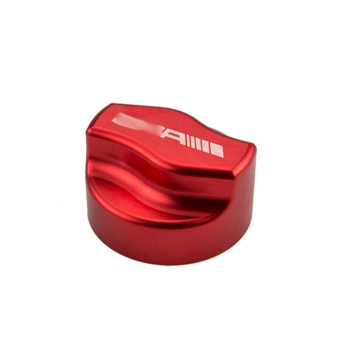 Red Aluminum Outside Engine oil Cap Cover Trim 1PCS For Benz C-Class 2015-2021 - Picture 5 of 7