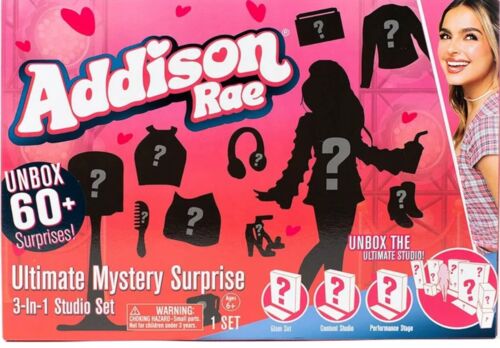 Addison Rae Ultimate Mystery Surprise Fashion Doll Set with 60+ Surprises
