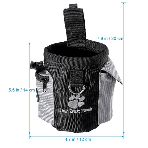 Dog Treat Pouch Pet Hands Free Training Waist Bag Food Poop Pet Toys Pouch US - Picture 5 of 7