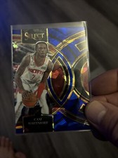 2023-24 Panini Select - Premier Level Blue Cracked Ice Prizm #118 Cam...