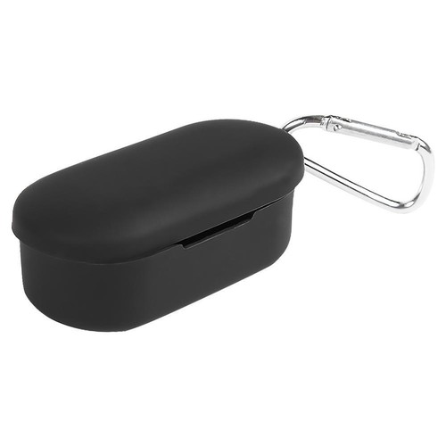 Cover protettiva in silicone per auricolari Bluetooth wireless con moschettone per QCY T2C - Foto 13 di 15