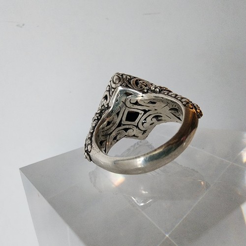 Sarda Ring erhaben rosa Ballett Blush Quarz Sterling 925 signiert ~8,75 Bali fett - Bild 17 von 24