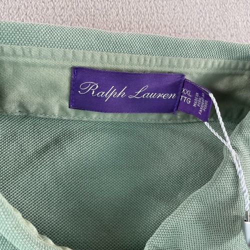 Ralph Lauren Purple Label gewaschenes Piqué Hemd Herren 2XL Green Bay Designer neu mit Etikett $ 395 - Bild 4 von 12