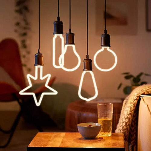 LED Edison Glühbirnen Vintage Warm Leuchtmittel E14/E27 Filament Antik Deko - Bild 2 von 57