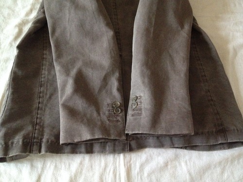 DALTON & FORSYTHE BRWN JACKET BLAZER COTTON SMALL SZ 48 EU 38 US - Picture 12 of 12