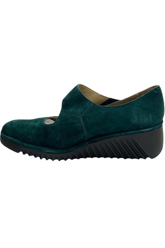 FLY London Cuero Mary Jane Lato Bosque Verde - Imagen 3 de 5