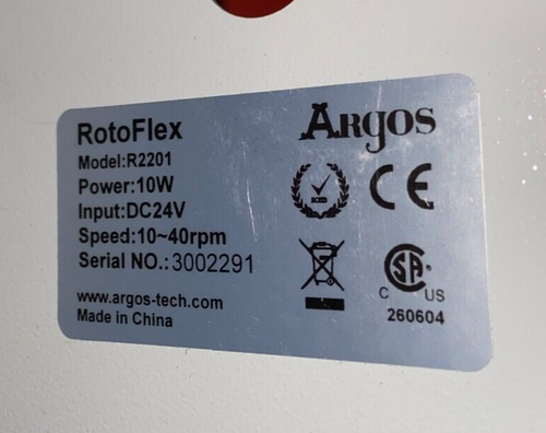 Cole-Parmer / Argos RotoFlex Plus Digital Benchtop Tube Rotator; 120 VAC - Bild 10 von 10