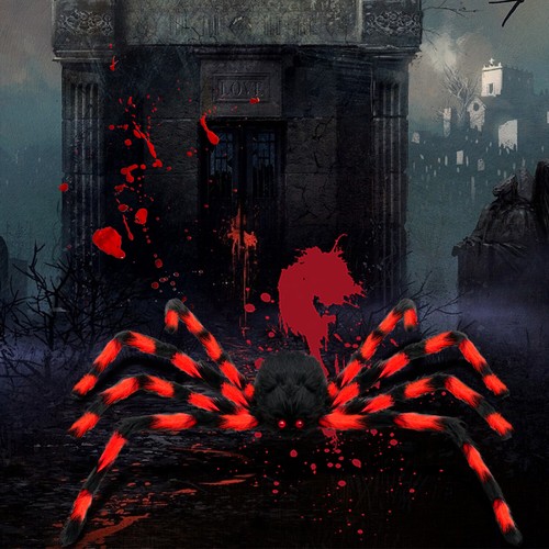 Halloween Decorations Clearance Hairy Scary Giant Spider Fake Large Props Outdoo - Picture 50 of 59