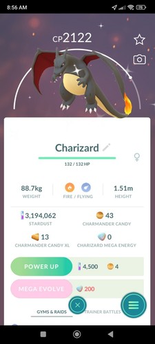 Pokémon Charizard Shiny 😍✨ Second Move Unlocked - Picture 1 of 2