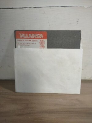 Talladega Atari Commodore 64 Diskette Richard Petty. Program Vtg 1985