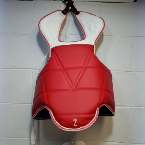 Martial Arts Protection Duffel Bag Sz 2 Chest Protector Shin Forearm Head Gear - Picture 3 of 12