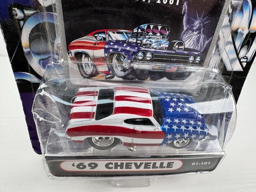 Muscle Machines 1963 Chevrolet Chevy Corvette 1969 Chevelle 9-11 Patriotic Lot - Picture 6 of 10