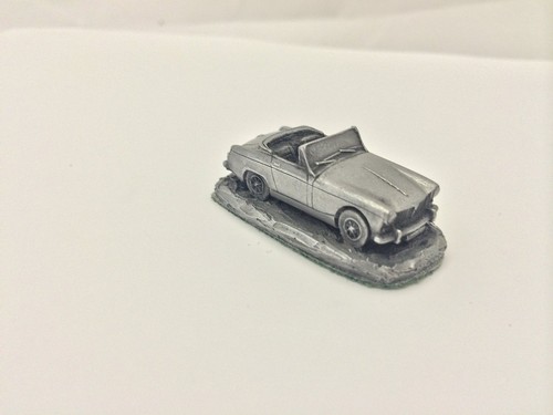 MG Midget Mk2 ref135 Pewter Effect 1:92 Scale model car