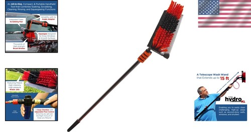 High-Pressure HydroCleaner Brush for RVs & Cars - Multi-Surface Utility - Bild 2 von 9