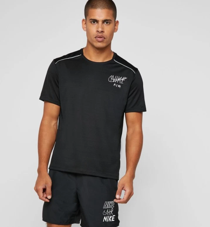 Nike miler graphic t shirt hot sale