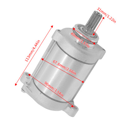 ŠTARTÉR ARCTIC CAT 400 500 650, SUZUKI LTA 500 98-07 0825-001, 0825-012 - Foto 6