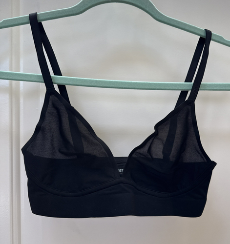 Aerie BH Damen Small SMOOTHEZ Mesh transparent leicht Bralette schwarz XS ungefüttert - Bild 3 von 12