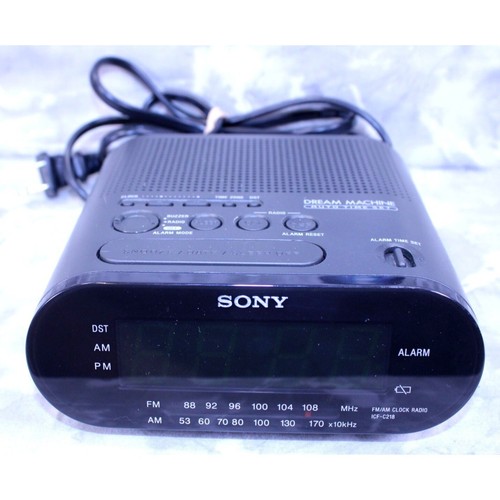 Sony ICF-C218 Dream Machine AM/FM Clock Radio Auto Time Set Daylight Saving - Picture 7 of 7