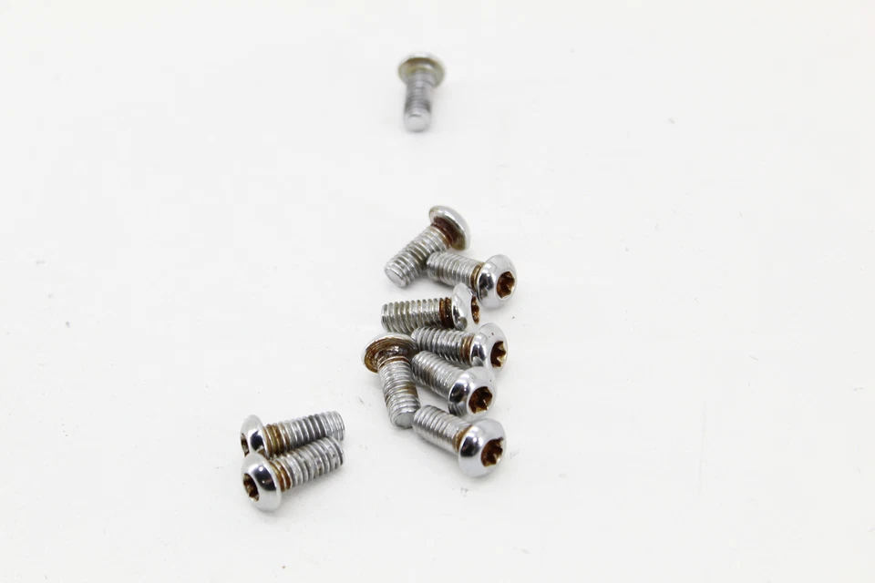 00-23 Harley Davidson Ultra Limited Chrome Front Brake Rotor Bolt Set - Image 2 of 4