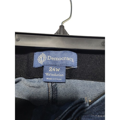 Democracy Ab Solution Jean Shorts - Women’s 24W, Medium Blue, Stylish & Comfy - Picture 15 of 19