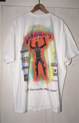 Travis Scott x Fortnite The Scotts Rage Emote T-Shirt White