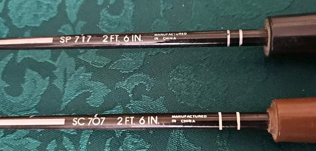 VTG Shakespeare Sportfisher SC707 & SP717 Fishing Rods 2' 6