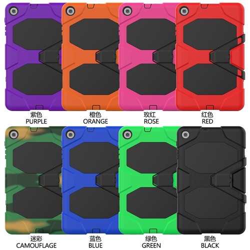 Custodia rigida in gomma resistente militare antiurto per Apple iPad 234 - Foto 9 di 21