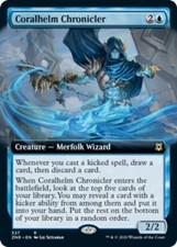 [4x] Coralhelm Chronicler - Extended Art Near Mint, English ZNR: Extras MTG Magi