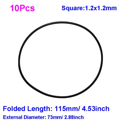 1.2mm Universal Mix Cassette CD Rubber Tape Machine Belt Square Type Belts Kits - Picture 24 of 28