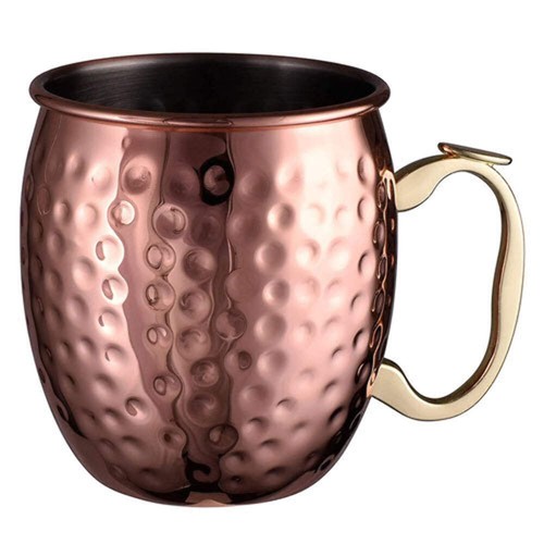 Avanti Moscow Mule Plated Stainless Steel Stylish Polished Finish Rolled Rim - Picture 3 of 5