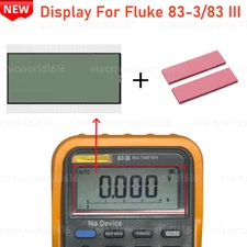 For Fluke 83-3/83 III Digital Portable Multimeter LCD Display Screen Replacement