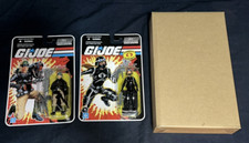 GI JOE RAMPART & COBRA OFFICER NIGHT HASBRO FIGURE Club Exclusives W Mailer 2017
