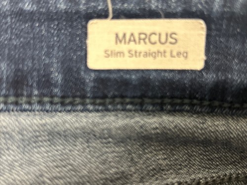 Mavi Jeans Mens 34 Blue Denim Pants Dark Wash Slim Straight Leg Marcus - Bild 20 von 21