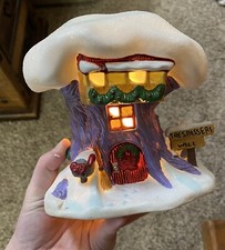 Winnie the Pooh Piglet's House Lighted Porcelain - Disney Specialties w/Box