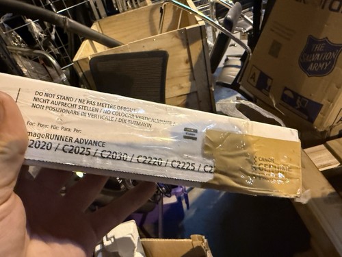 Genuine Canon C-EXV34 Yellow Toner Cartridge C2020 C2025 C2030 Opened - Zdjęcie 3 z 3