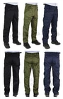 Men Plain Big Size Work/Casual Cargo Combat Trousers Size 28-62 Leg 29.5" 31.5"